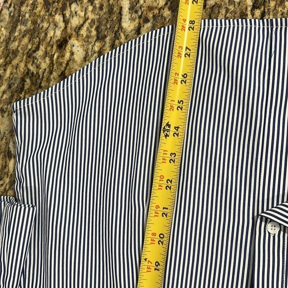 Gretchen Scott Button Front Cotton Blend Ruffle Cuff Shirt Size M And L - Picture 14 of 14